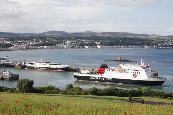 Isle of Man Steam Packet Company Fleet in Douglas Harbour