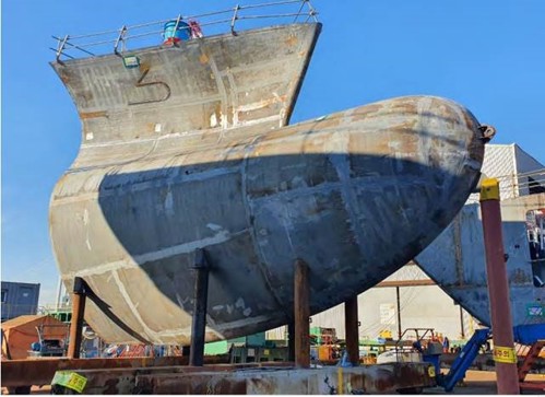 Ferry construction in a warehouse