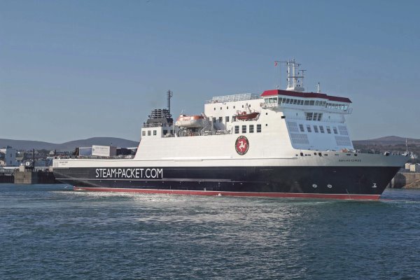 Ferry vessel Ben-my-Chree at sea