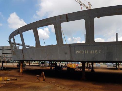 Ferry construction in a warehouse